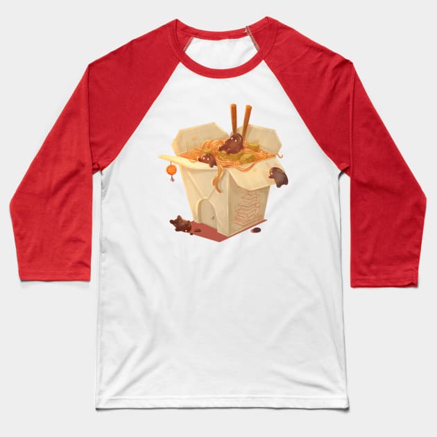 Soy Sauce Home Baseball T-Shirt by Claire Lin